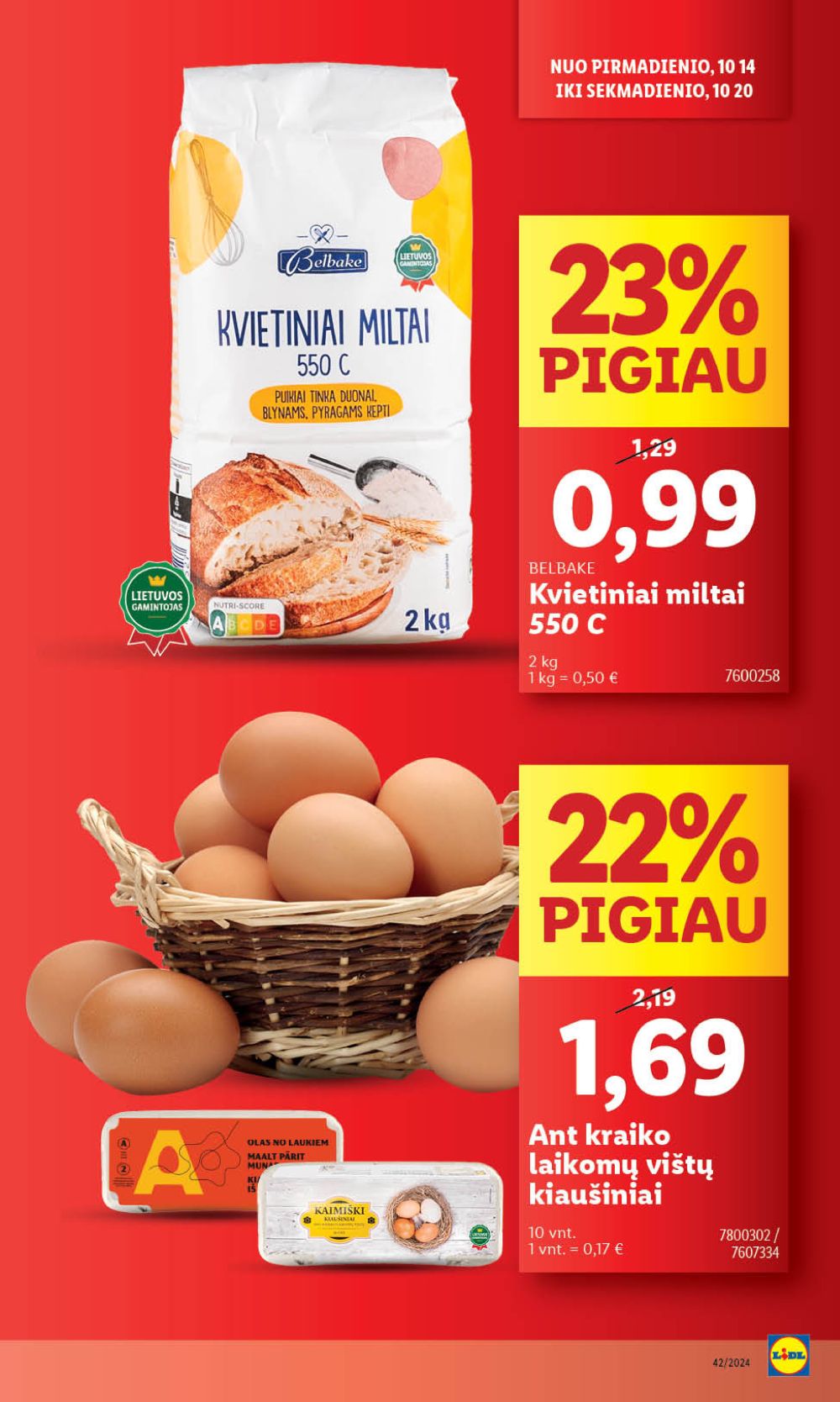 LIDL - Maisto prekių pasiūlymai (2024 10 14 - 2024 10 20) 9