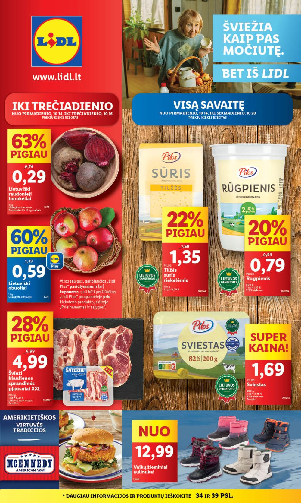 LIDL - Maisto prekių pasiūlymai (2024 10 14 - 2024 10 20) 1