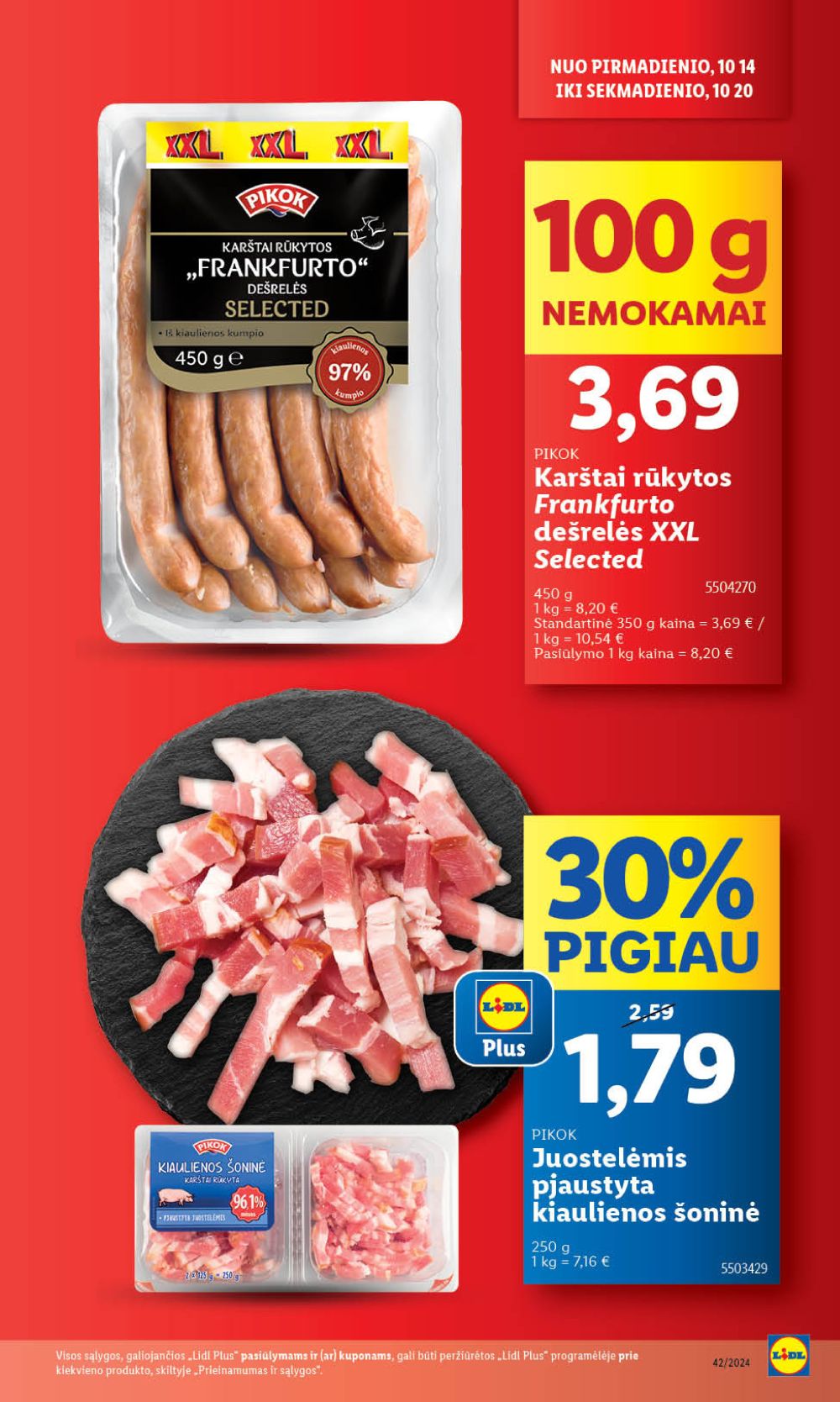 LIDL - Maisto prekių pasiūlymai (2024 10 14 - 2024 10 20) 11