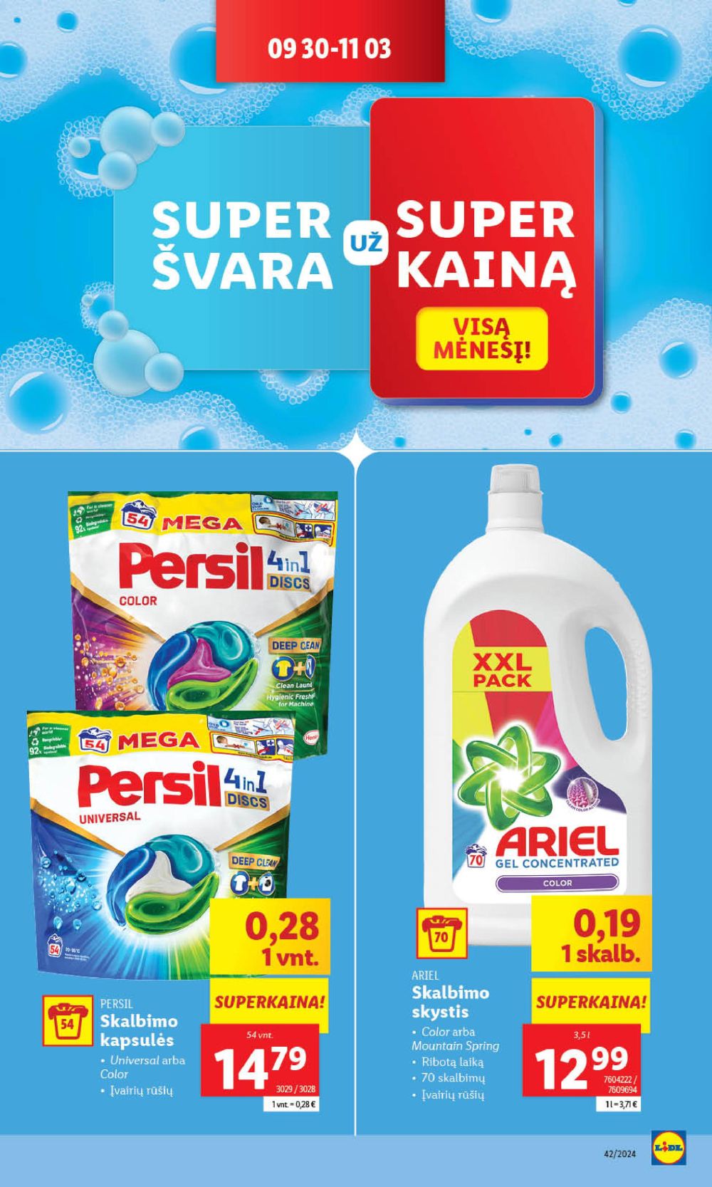 LIDL - Maisto prekių pasiūlymai (2024 10 17 - 2024 10 20) 42