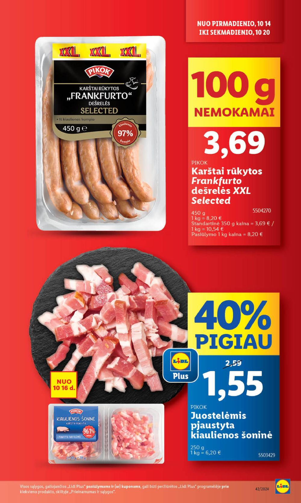 LIDL - Maisto prekių pasiūlymai (2024 10 17 - 2024 10 20) 20