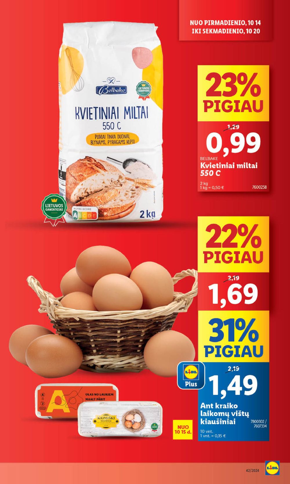 LIDL - Maisto prekių pasiūlymai (2024 10 17 - 2024 10 20) 18