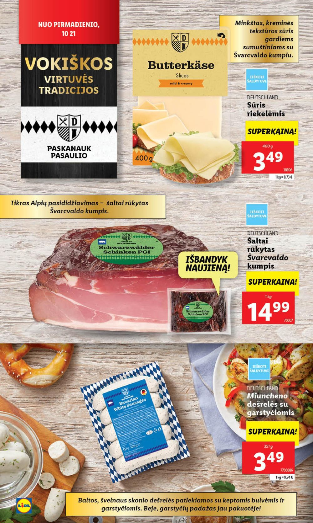 LIDL - Vokiškos virtuvės tradicijos (2024 10 21 - 2024 10 27) 2