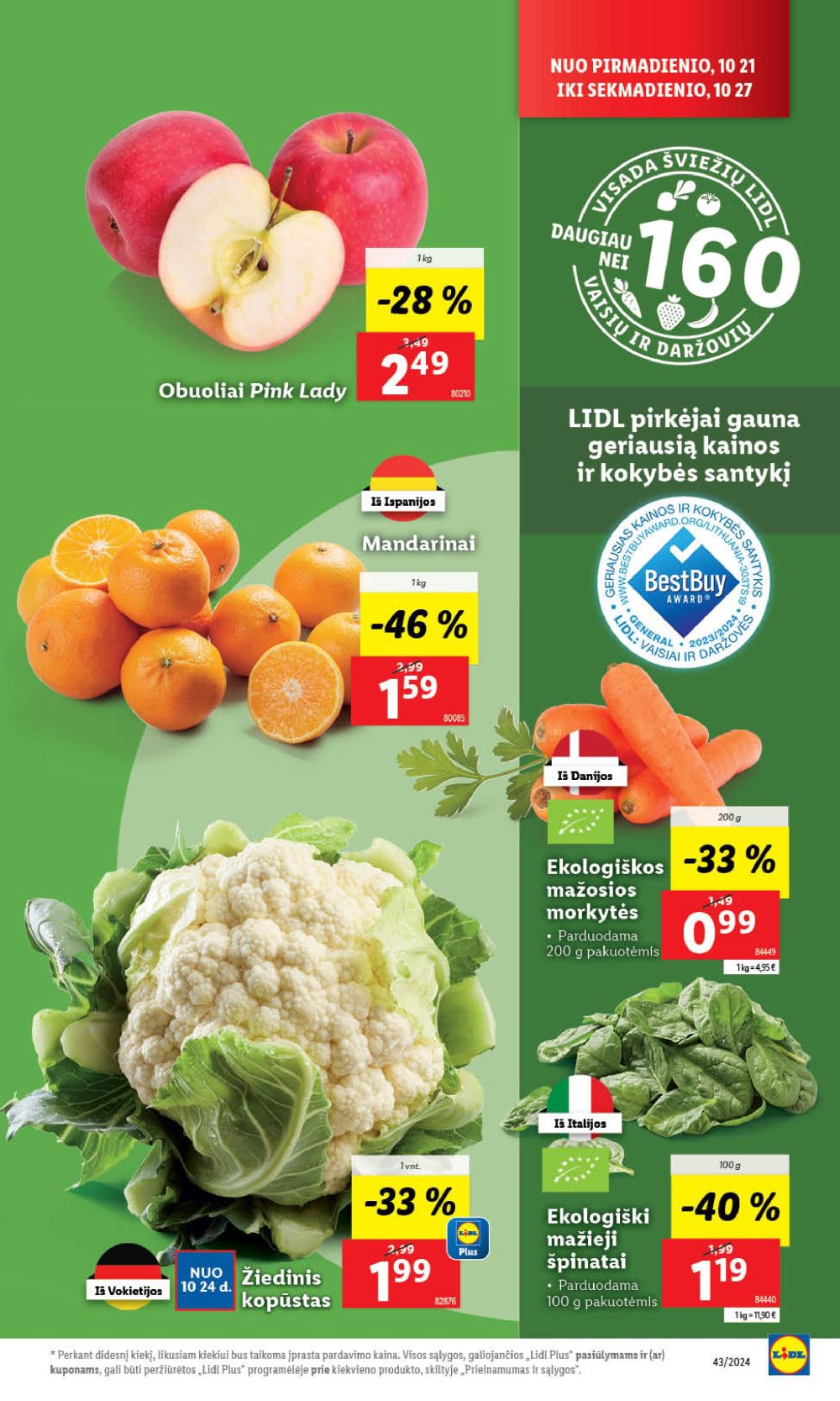 LIDL - Maisto prekių pasiūlymai (2024 10 21 - 2024 10 27) 3