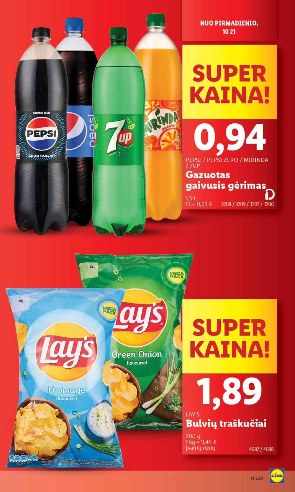 LIDL - Maisto prekių pasiūlymai (2024 10 21 - 2024 10 27) 14