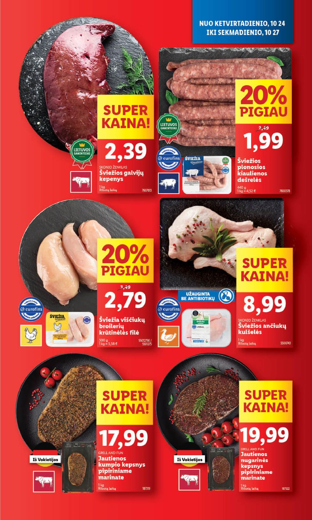 LIDL - Maisto prekių pasiūlymai (2024 10 21 - 2024 10 27) 41