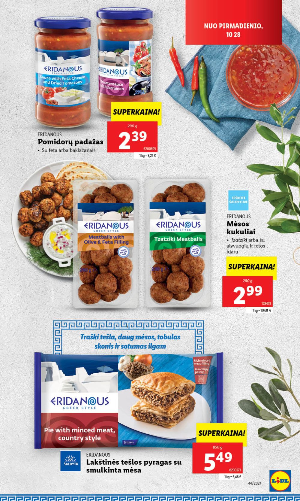 LIDL - Graikiškos virtuvės tradicijos (2024 10 28 - 2024 11 03) 13