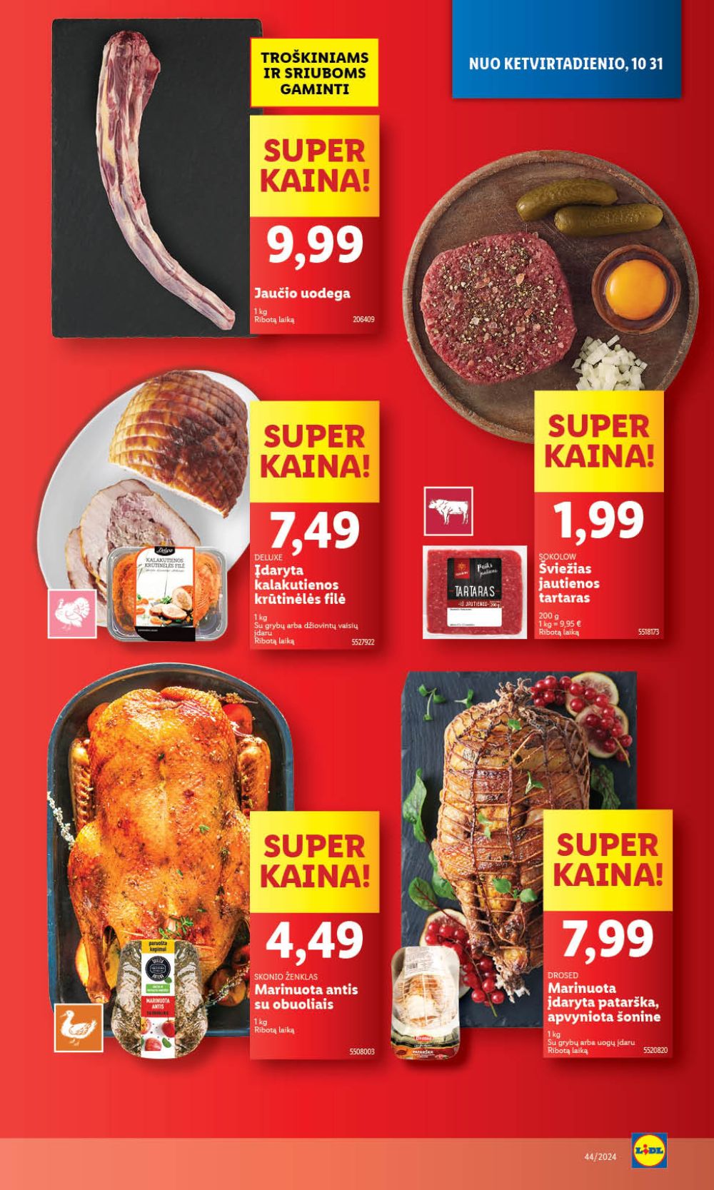 LIDL - Maisto prekių pasiūlymai (2024 10 28 - 2024 11 03) 43