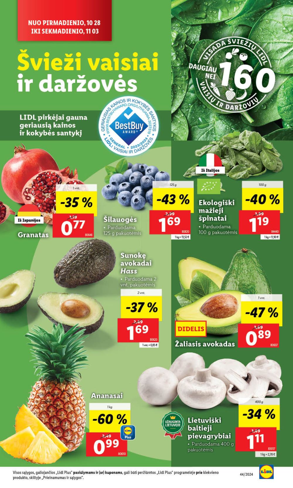 LIDL - Maisto prekių pasiūlymai (2024 10 28 - 2024 11 03) 4