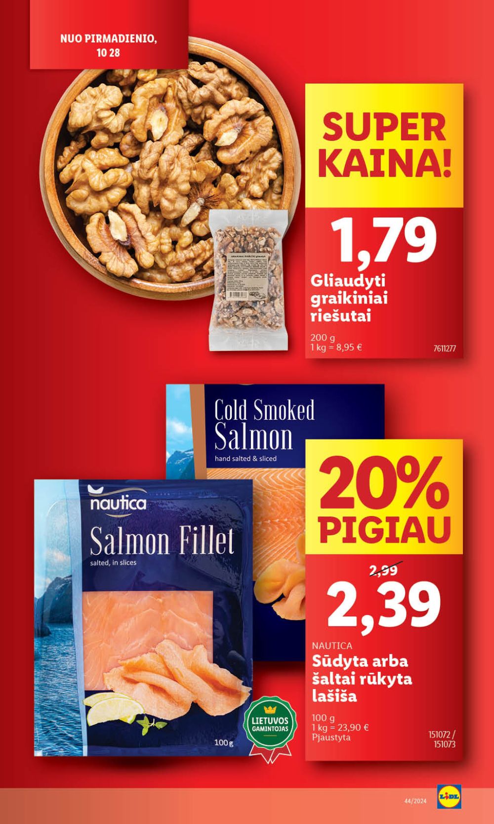 LIDL - Maisto prekių pasiūlymai (2024 10 28 - 2024 11 03) 15