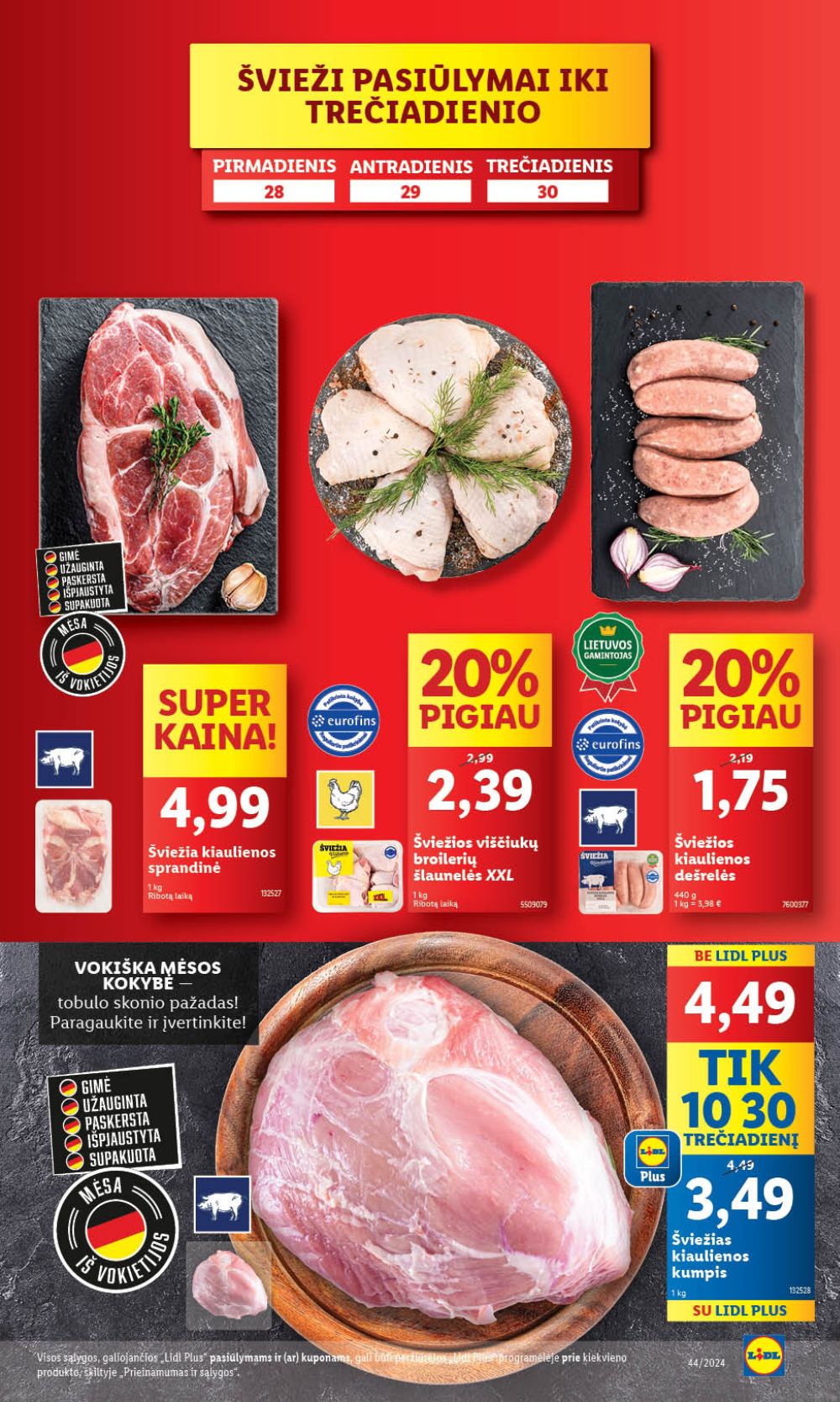 LIDL - Maisto prekių pasiūlymai (2024 10 28 - 2024 11 03) 3