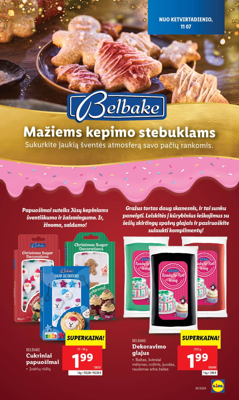 LIDL - BELBAKE - mažiems kepimo stebuklams (2024 11 04 - 2024 11 10)