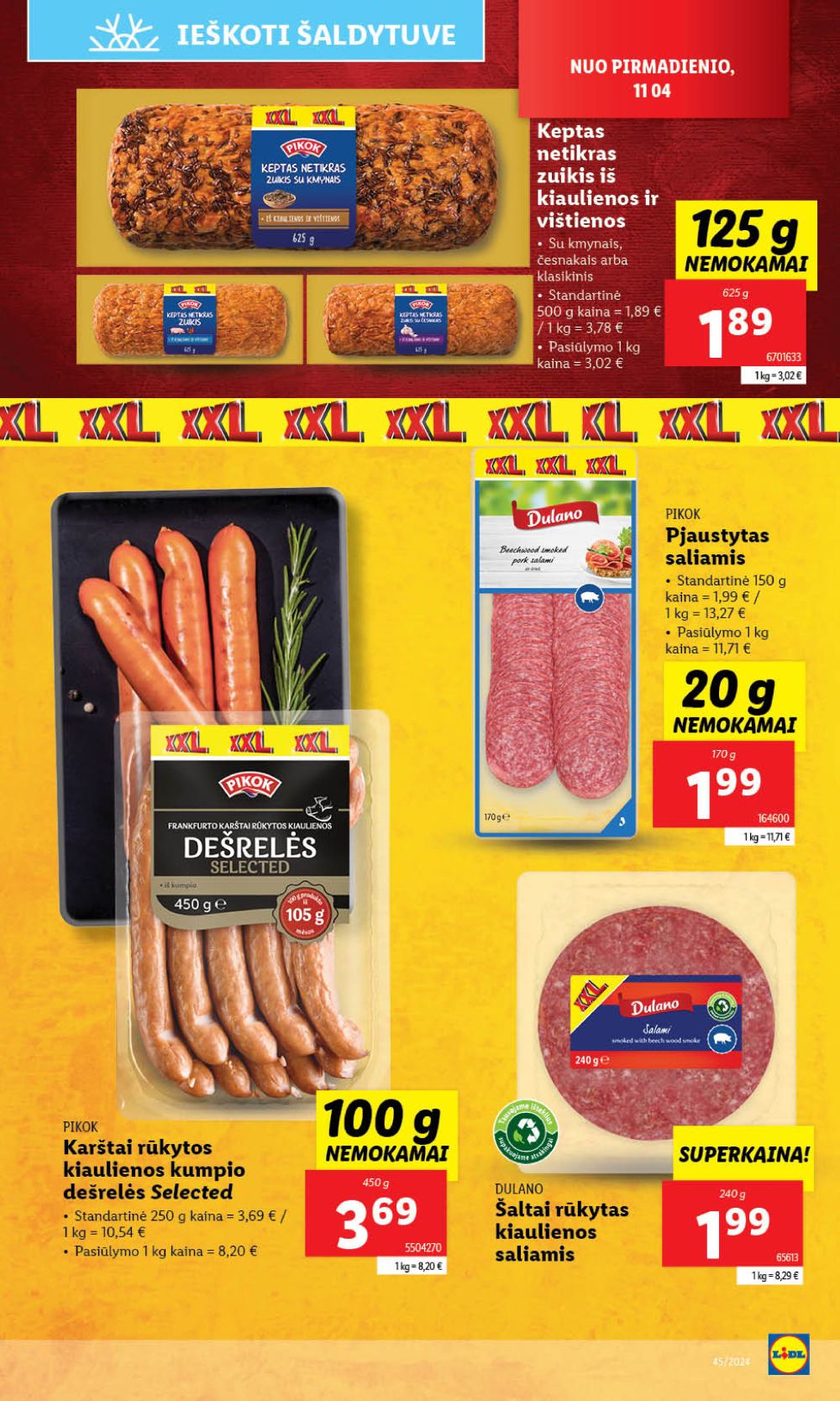 LIDL - Maisto prekių pasiūlymai (2024 11 04 - 2024 11 10) 27