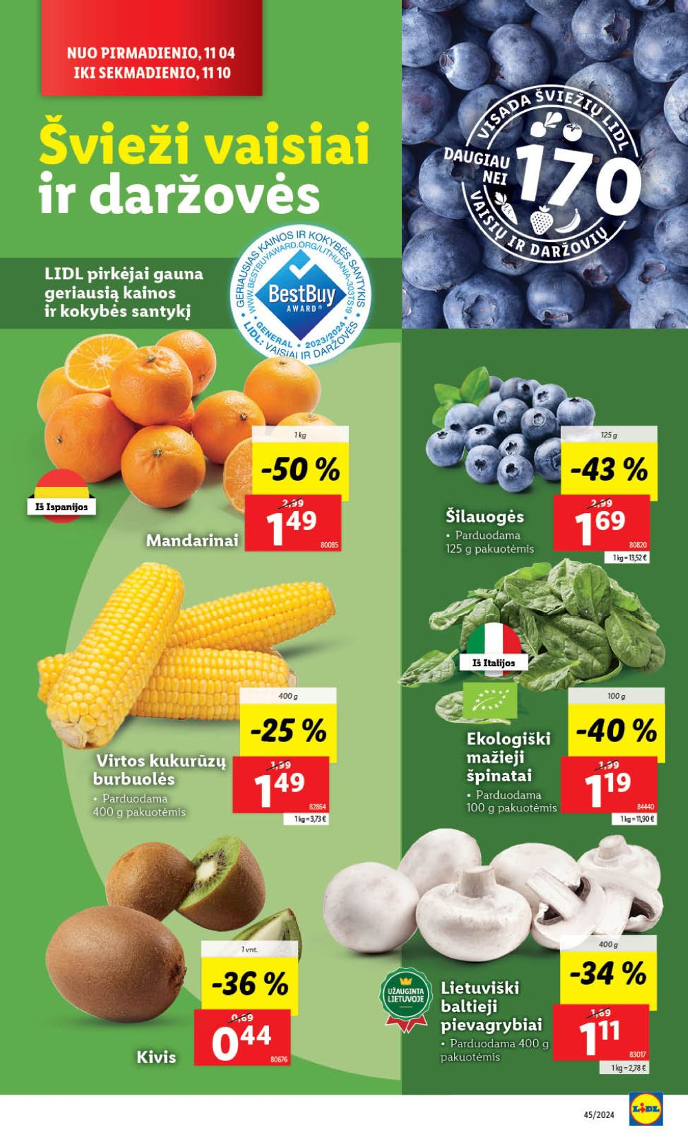 LIDL - Maisto prekių pasiūlymai (2024 11 04 - 2024 11 10) 6