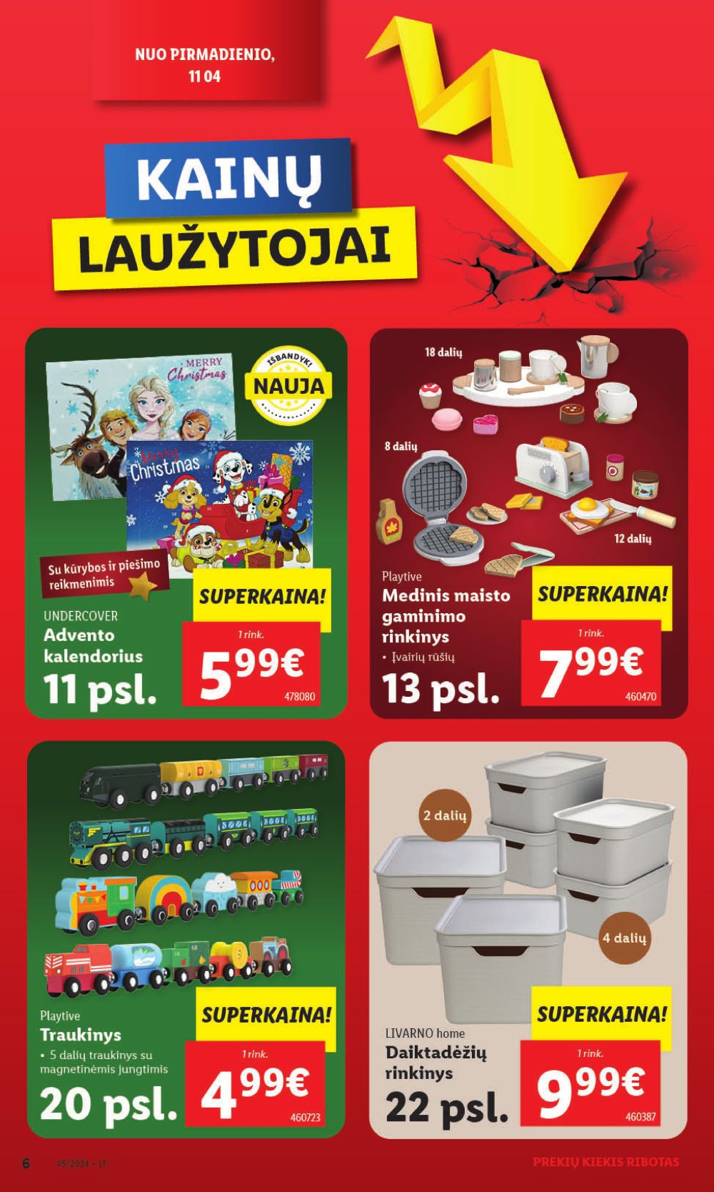 LIDL - Ne maisto prekių pasiūlymai (2024 11 04 - 2024 11 10) 6