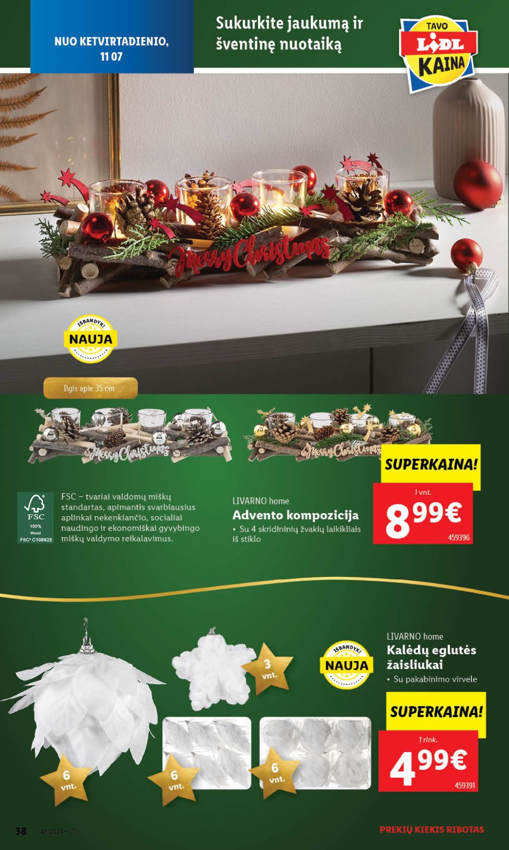 LIDL - Ne maisto prekių pasiūlymai (2024 11 04 - 2024 11 10) 38