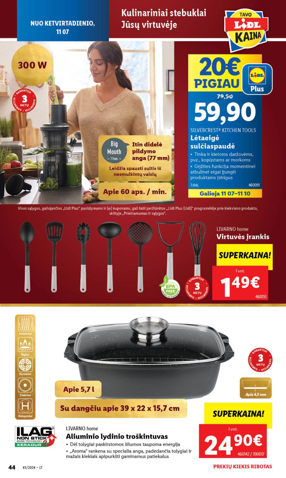 LIDL - Ne maisto prekių pasiūlymai (2024 11 04 - 2024 11 10) 44