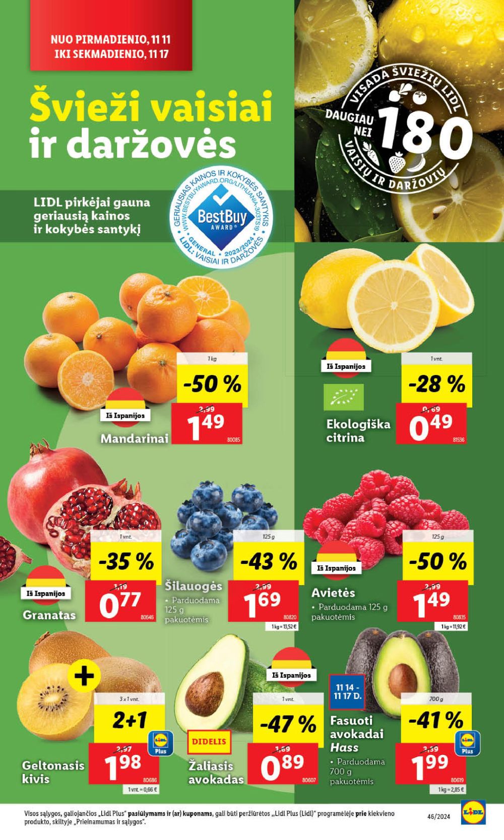 LIDL - Maisto prekių pasiūlymai (2024 11 11 - 2024 11 17) 2