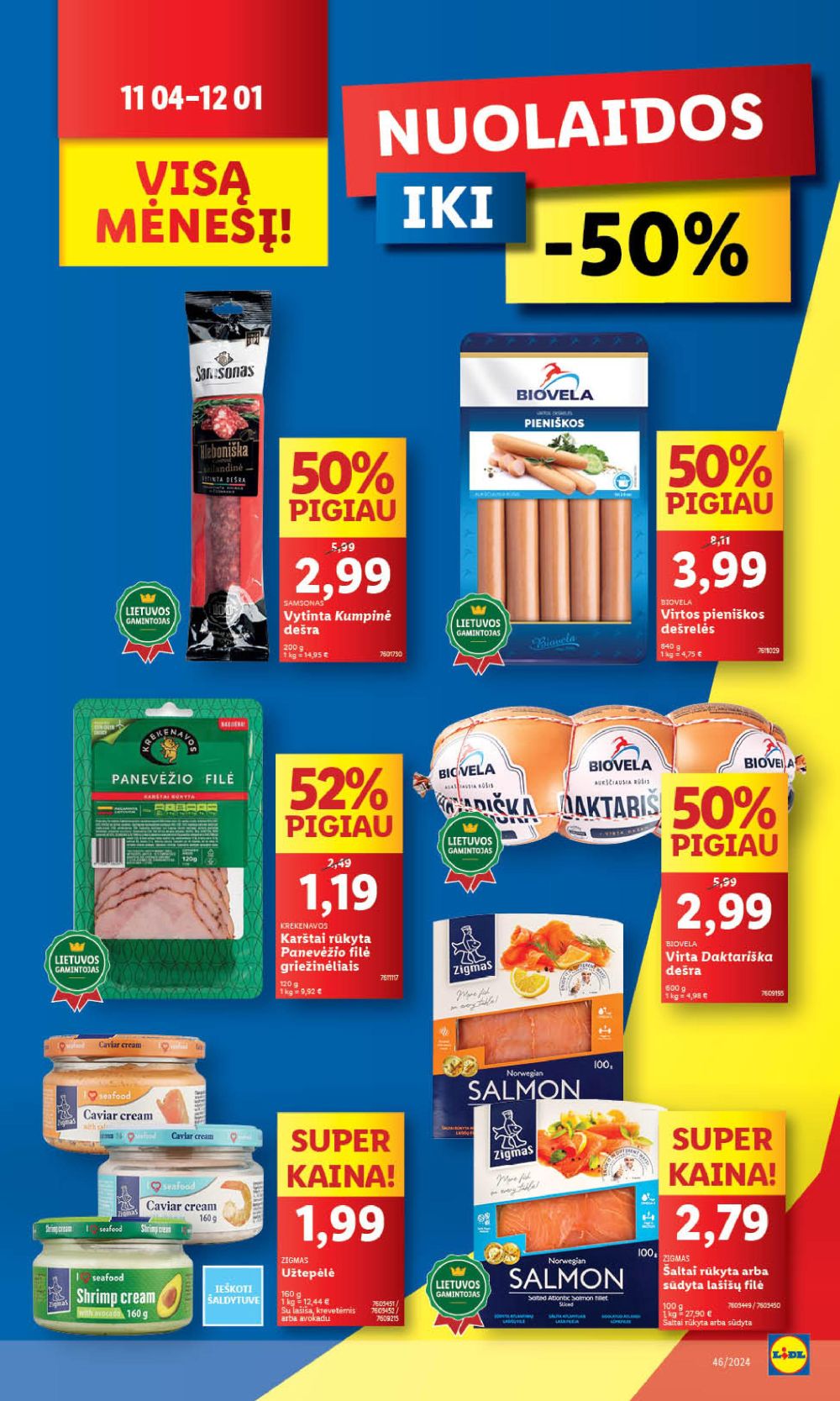 LIDL - Maisto prekių pasiūlymai (2024 11 11 - 2024 11 17) 14