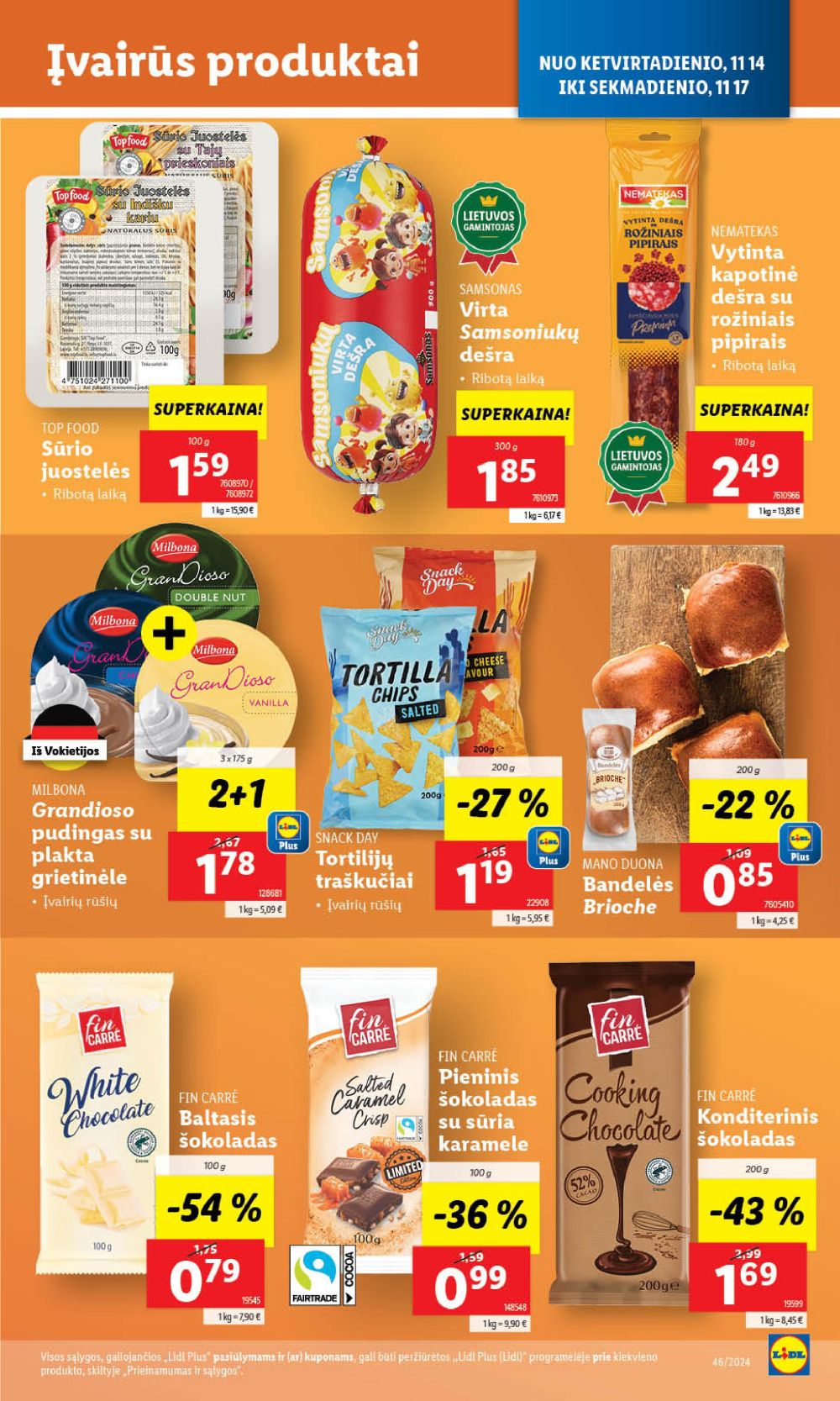 LIDL - Maisto prekių pasiūlymai (2024 11 11 - 2024 11 17) 40