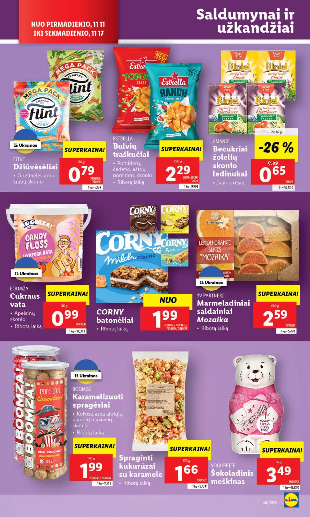 LIDL - Maisto prekių pasiūlymai (2024 11 11 - 2024 11 17) 24