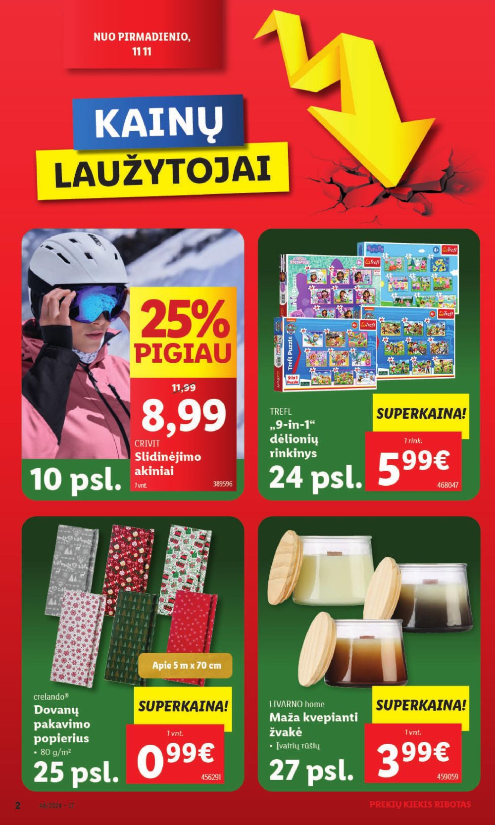 LIDL - Ne maisto prekių pasiūlymai (2024 11 11 - 2024 11 17) 2