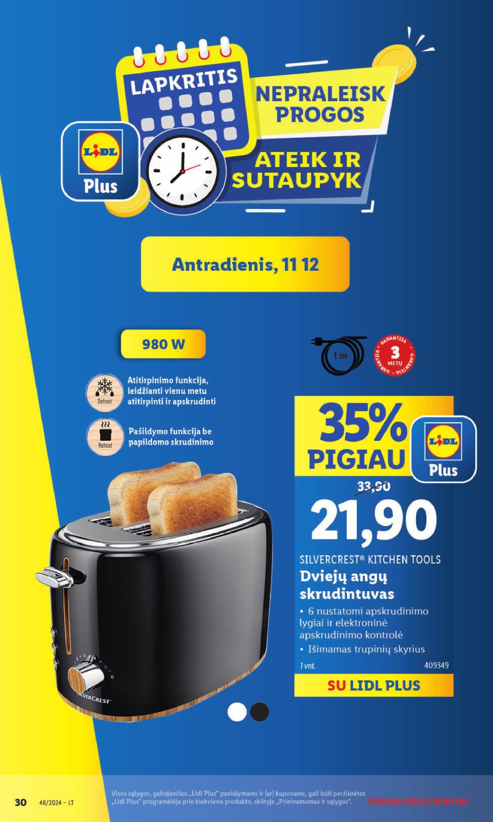 LIDL - Ne maisto prekių pasiūlymai (2024 11 11 - 2024 11 17) 30