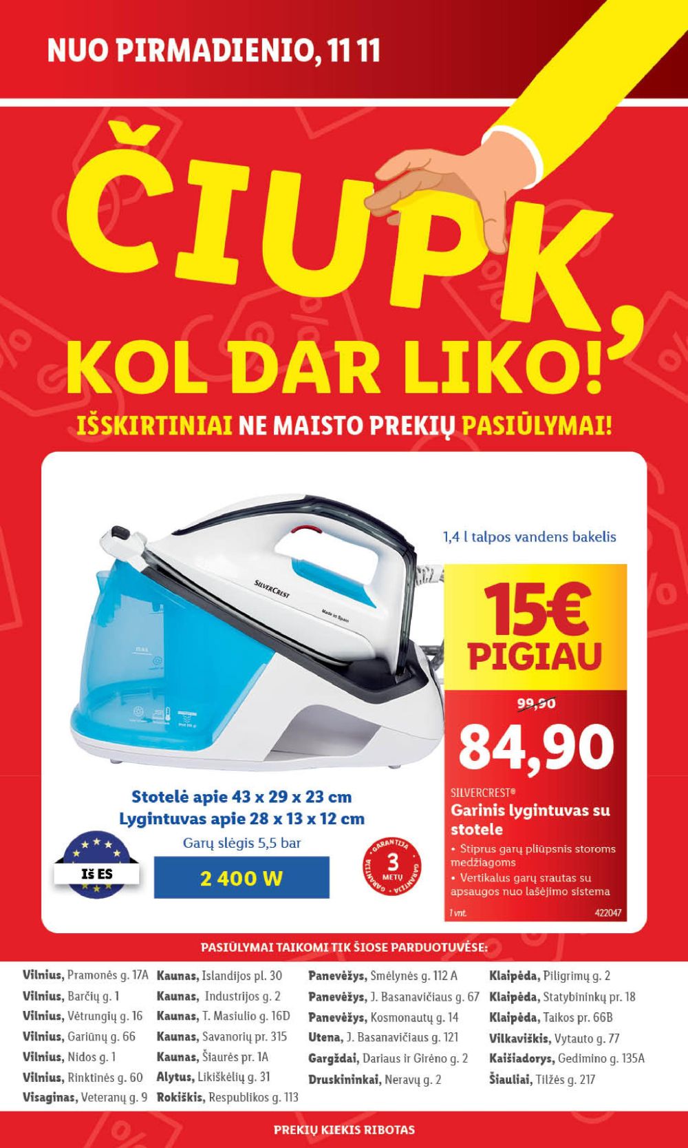 LIDL - Čiupk, kol dar liko (2024 11 11 -)