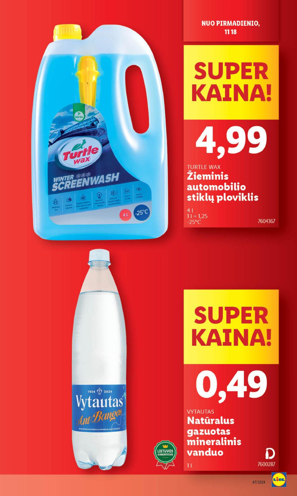 LIDL - Maisto prekių pasiūlymai (2024 11 18 - 2024 11 24) 12