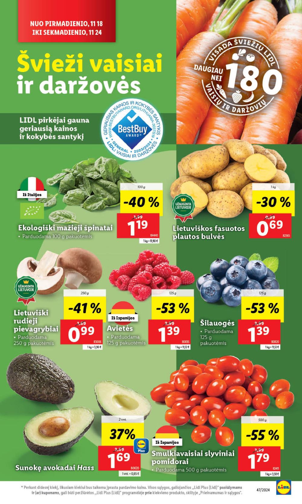 LIDL - Maisto prekių pasiūlymai (2024 11 18 - 2024 11 24) 2