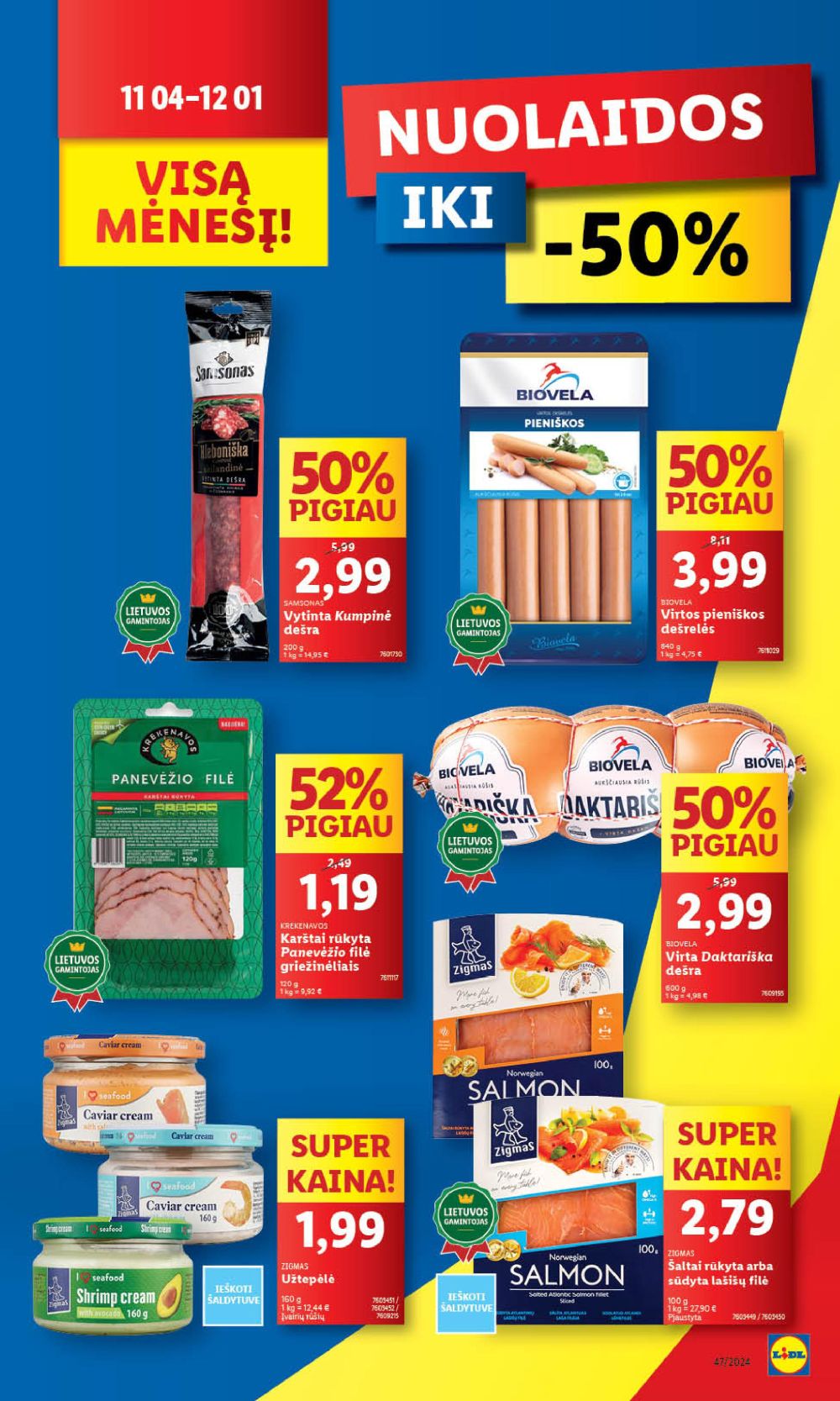 LIDL - Maisto prekių pasiūlymai (2024 11 18 - 2024 11 24) 8