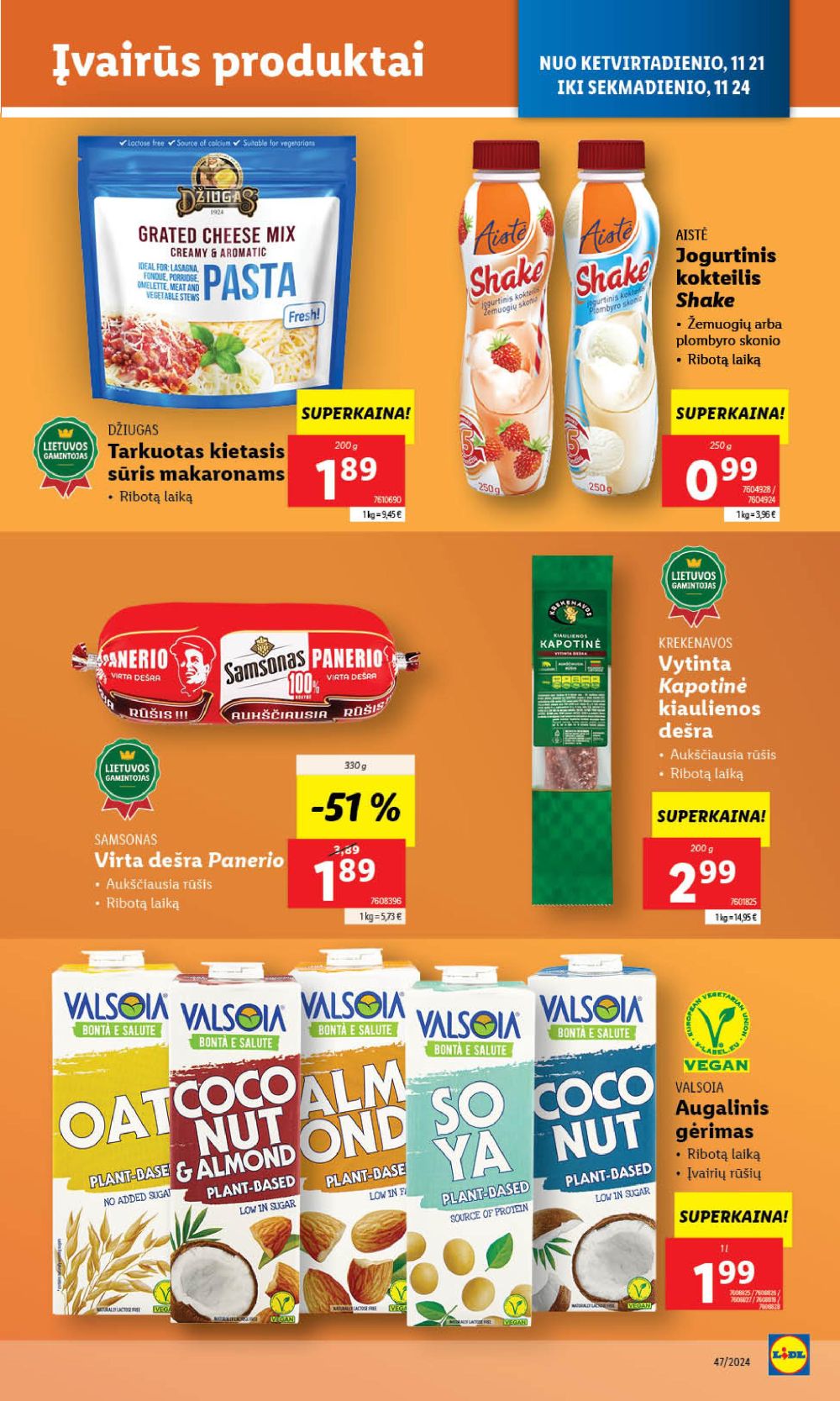 LIDL - Maisto prekių pasiūlymai (2024 11 18 - 2024 11 24) 41