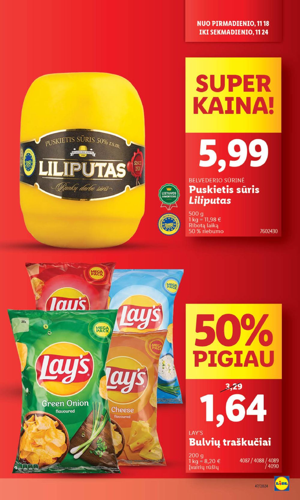 LIDL - Maisto prekių pasiūlymai (2024 11 18 - 2024 11 24) 10