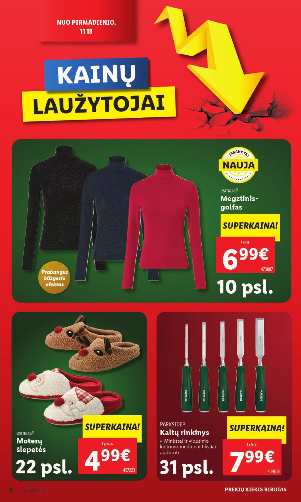 LIDL - Ne maisto prekių pasiūlymai (2024 11 18 - 2024 11 24) 6