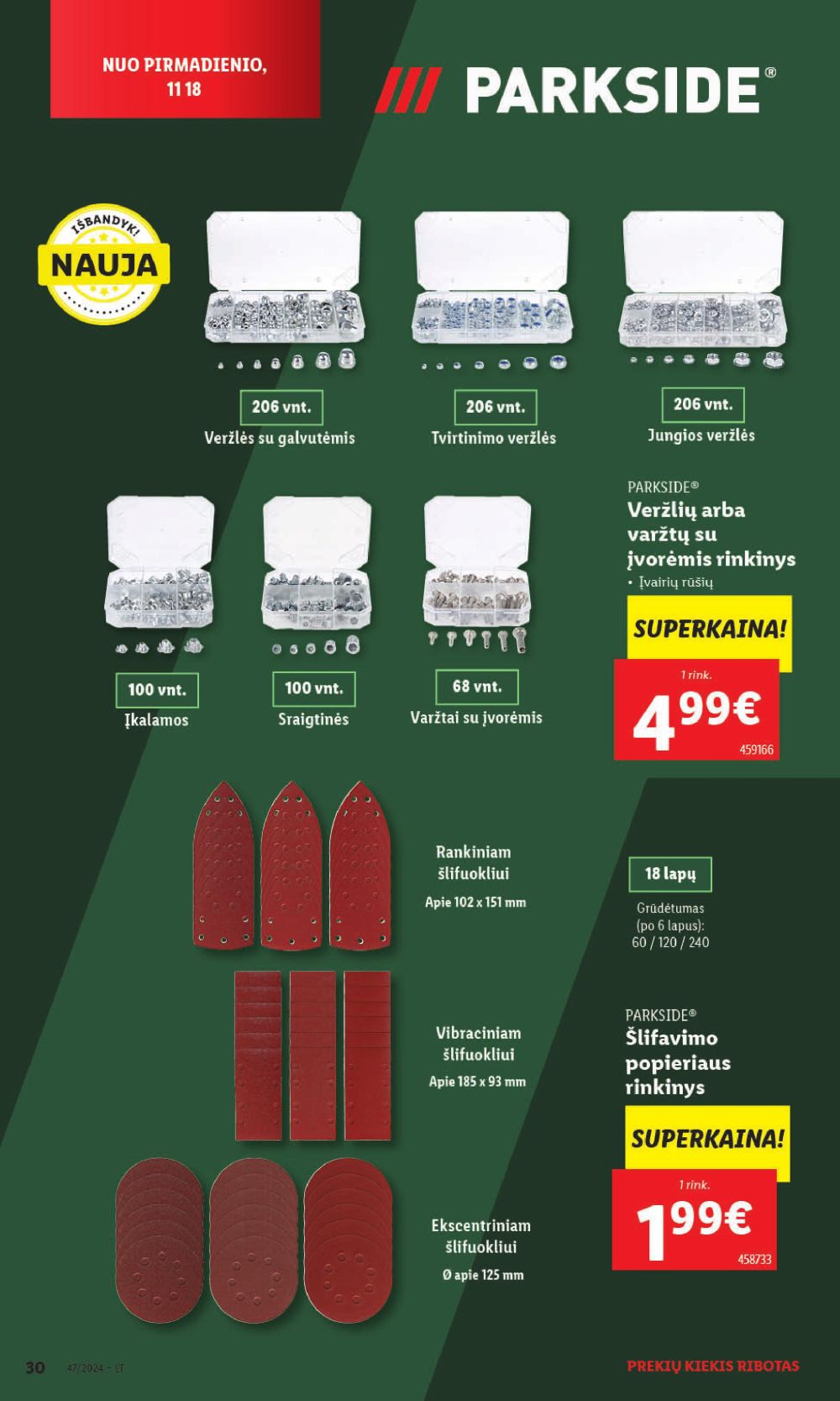 LIDL - Ne maisto prekių pasiūlymai (2024 11 18 - 2024 11 24) 30