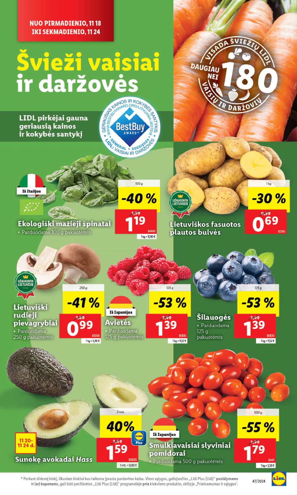 LIDL - Maisto prekių pasiūlymai (2024 11 21 - 2024 11 24) 12