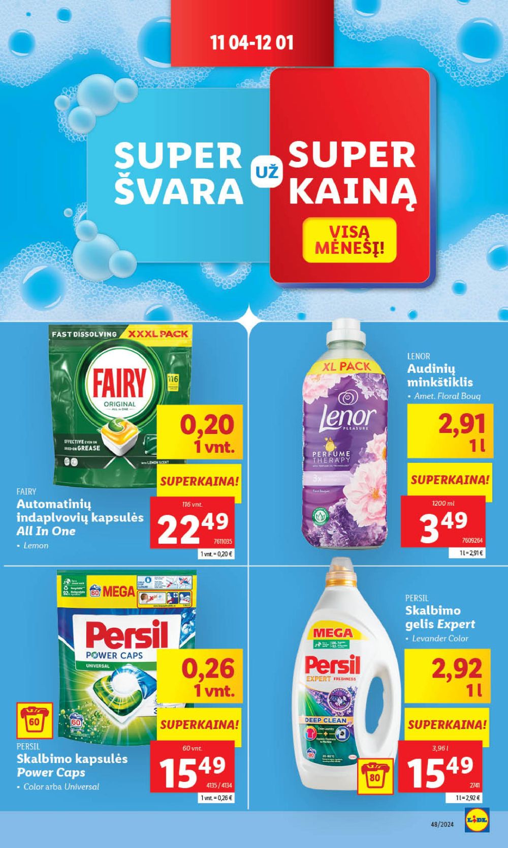 LIDL - Maisto prekių pasiūlymai (2024 11 25 - 2024 12 01) 36