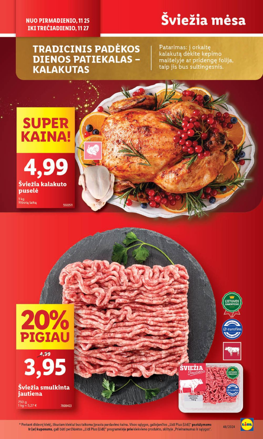 LIDL - Maisto prekių pasiūlymai (2024 11 25 - 2024 12 01) 6