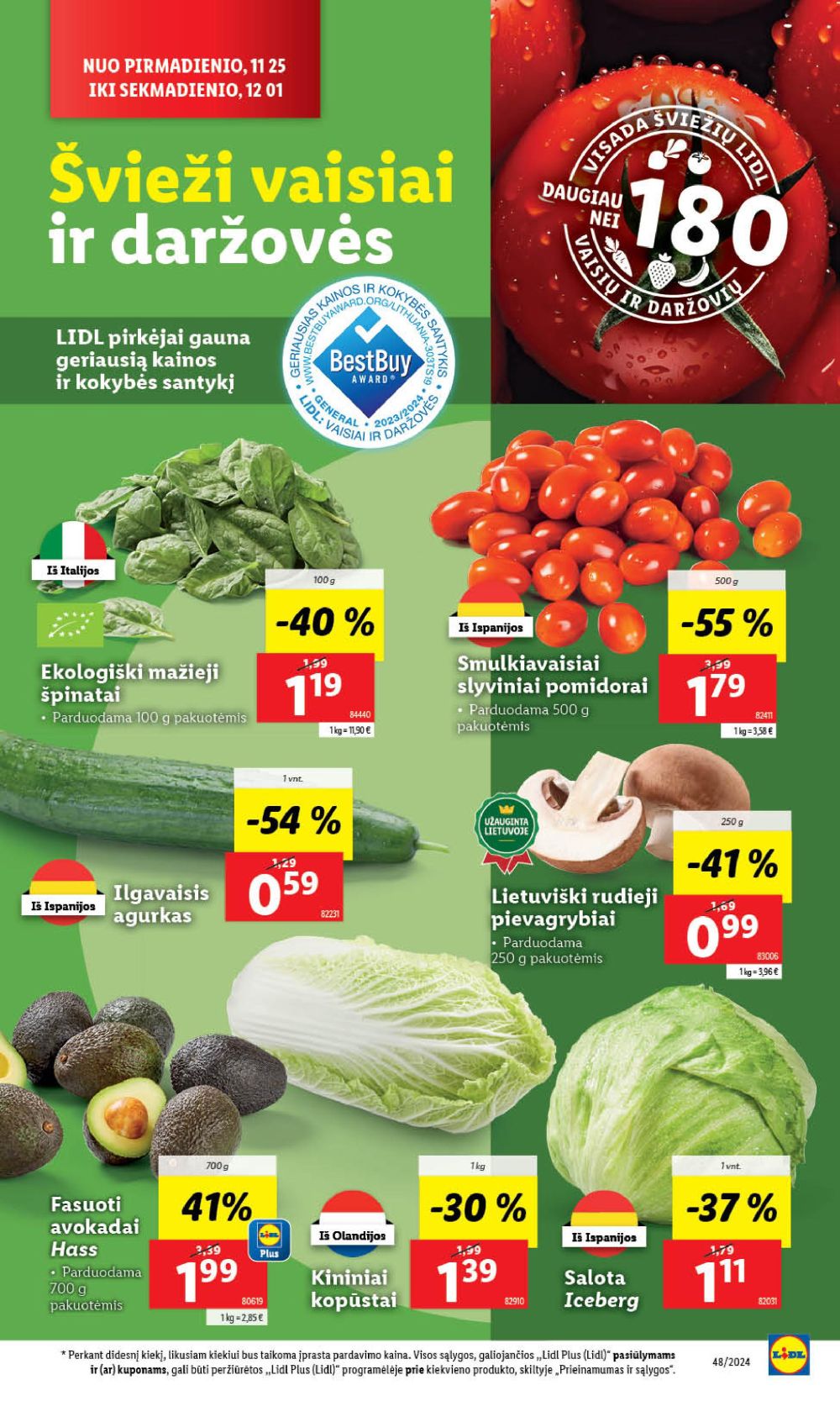 LIDL - Maisto prekių pasiūlymai (2024 11 25 - 2024 12 01) 4