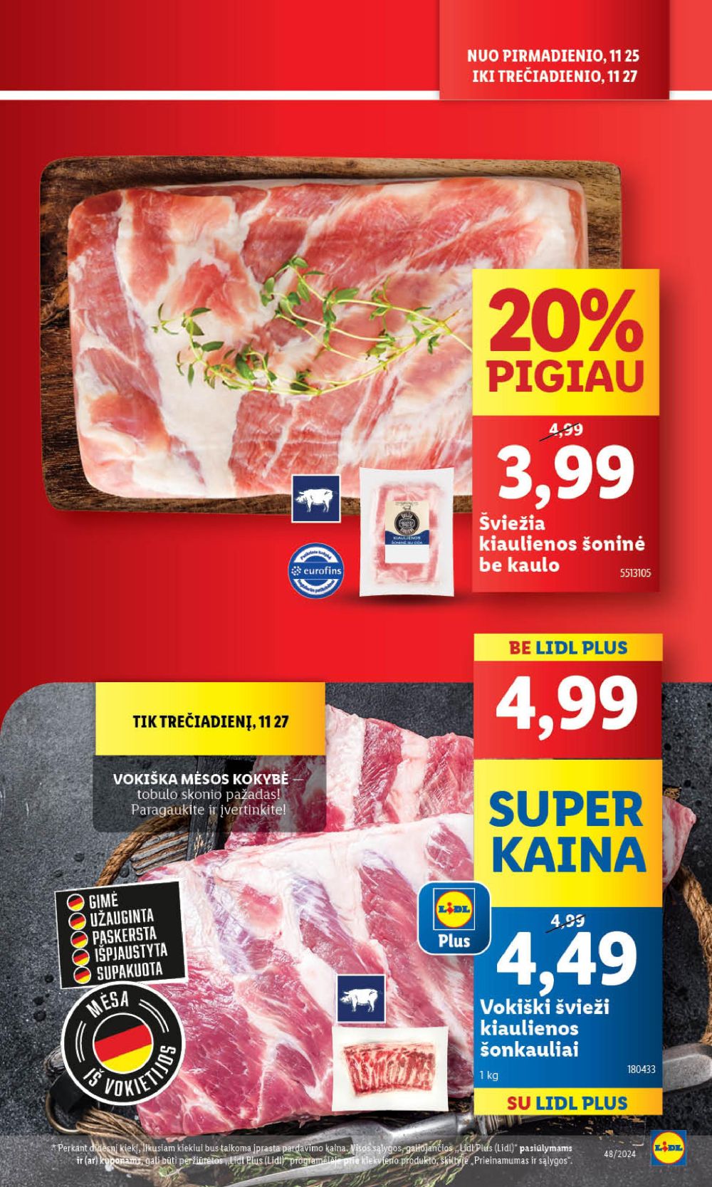 LIDL - Maisto prekių pasiūlymai (2024 11 25 - 2024 12 01) 7