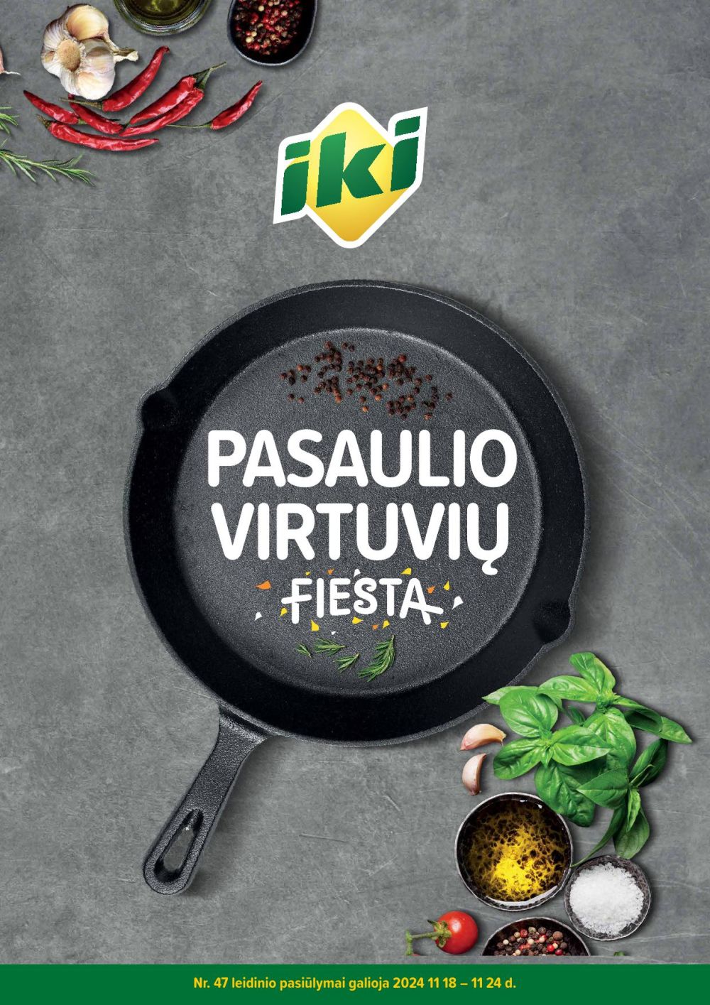 IKI - Pasaulio virtuvių fiesta (2024 11 18 - 2024 11 24)