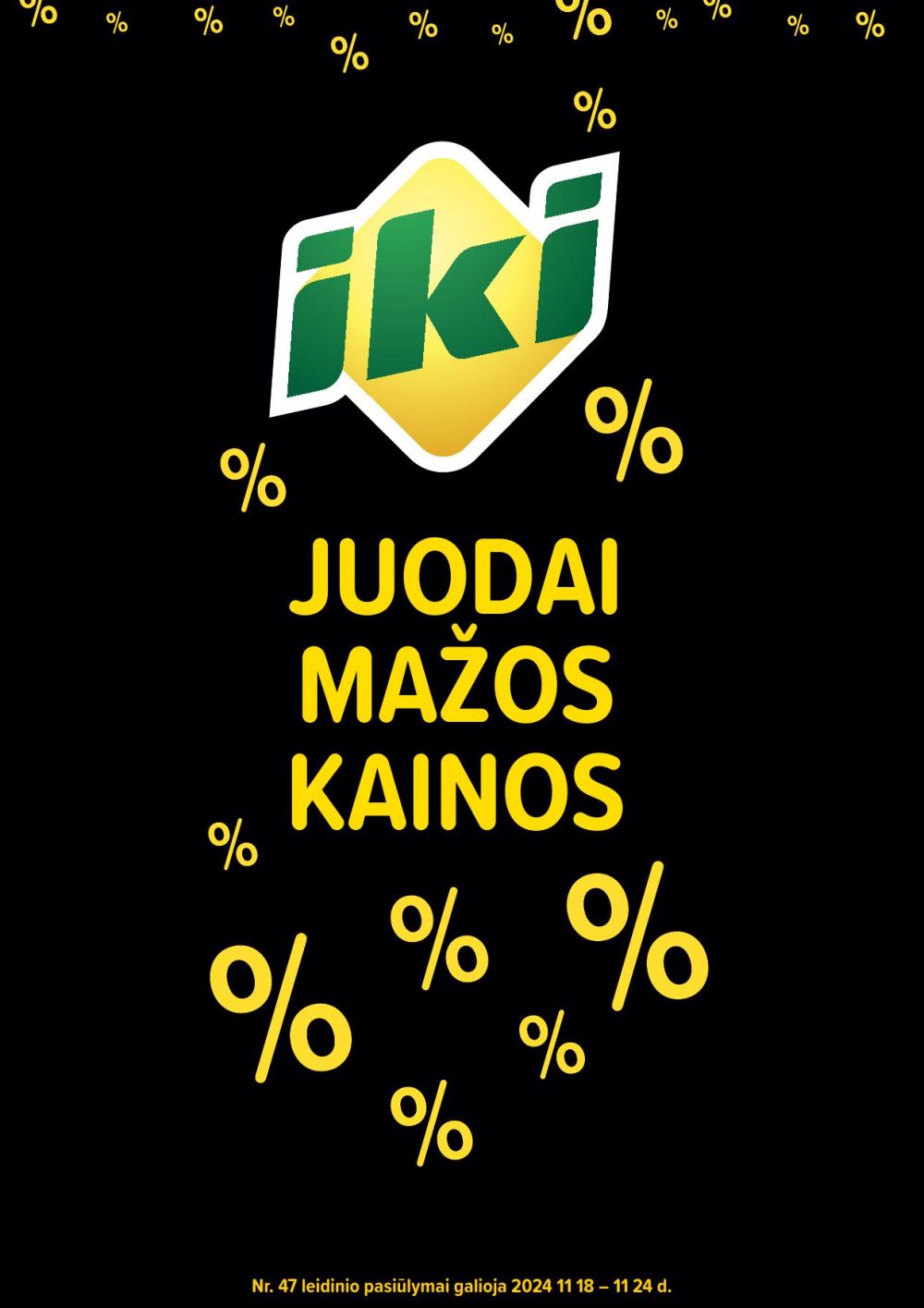 IKI - Juodai mažos kainos (2024 11 18 - 2024 11 24)