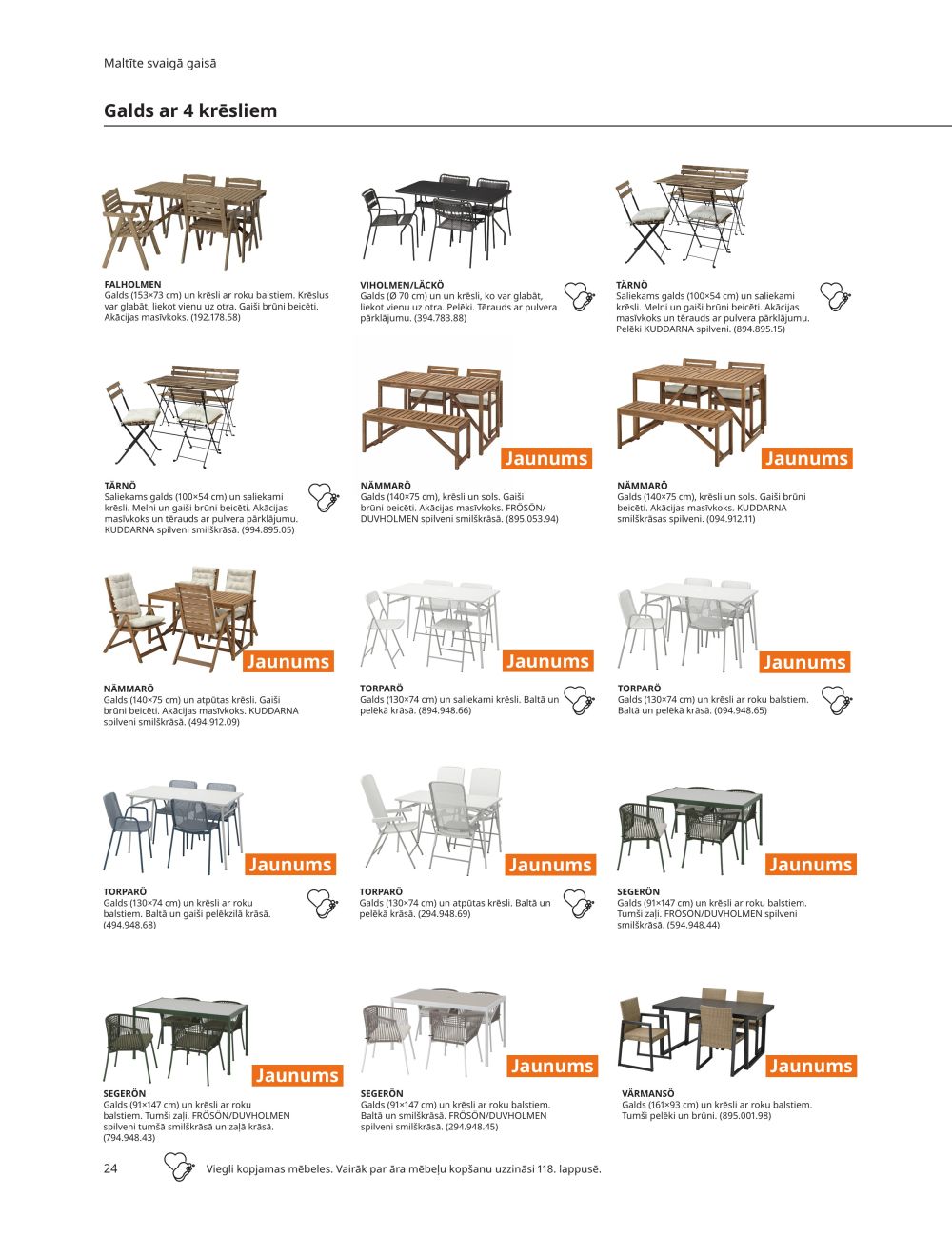 IKEA - Āra mēbeles 2023 24