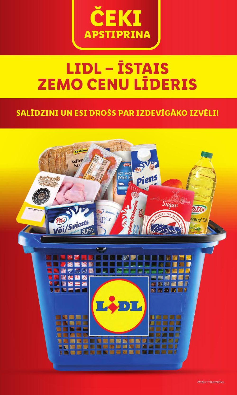 LIDL - Čeki apstiprina