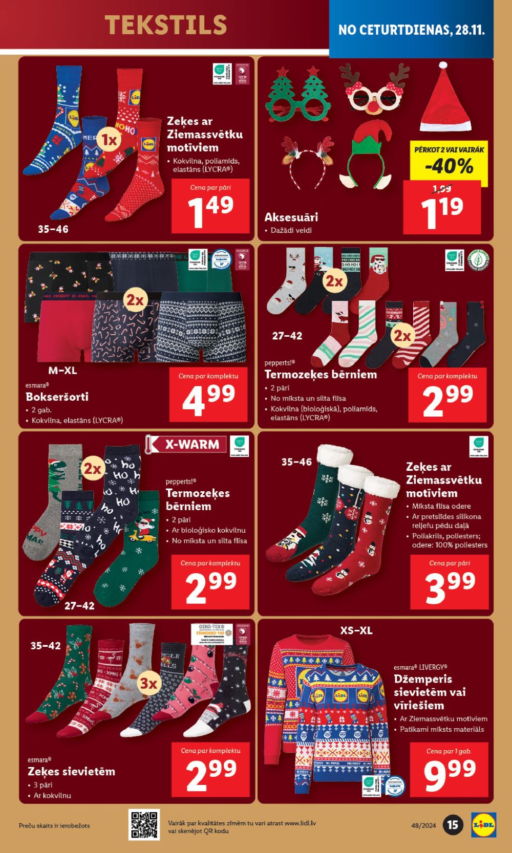 LIDL - Nepārtikas preču piedāvājums (25.11.2024 - 01.12.2024) 15