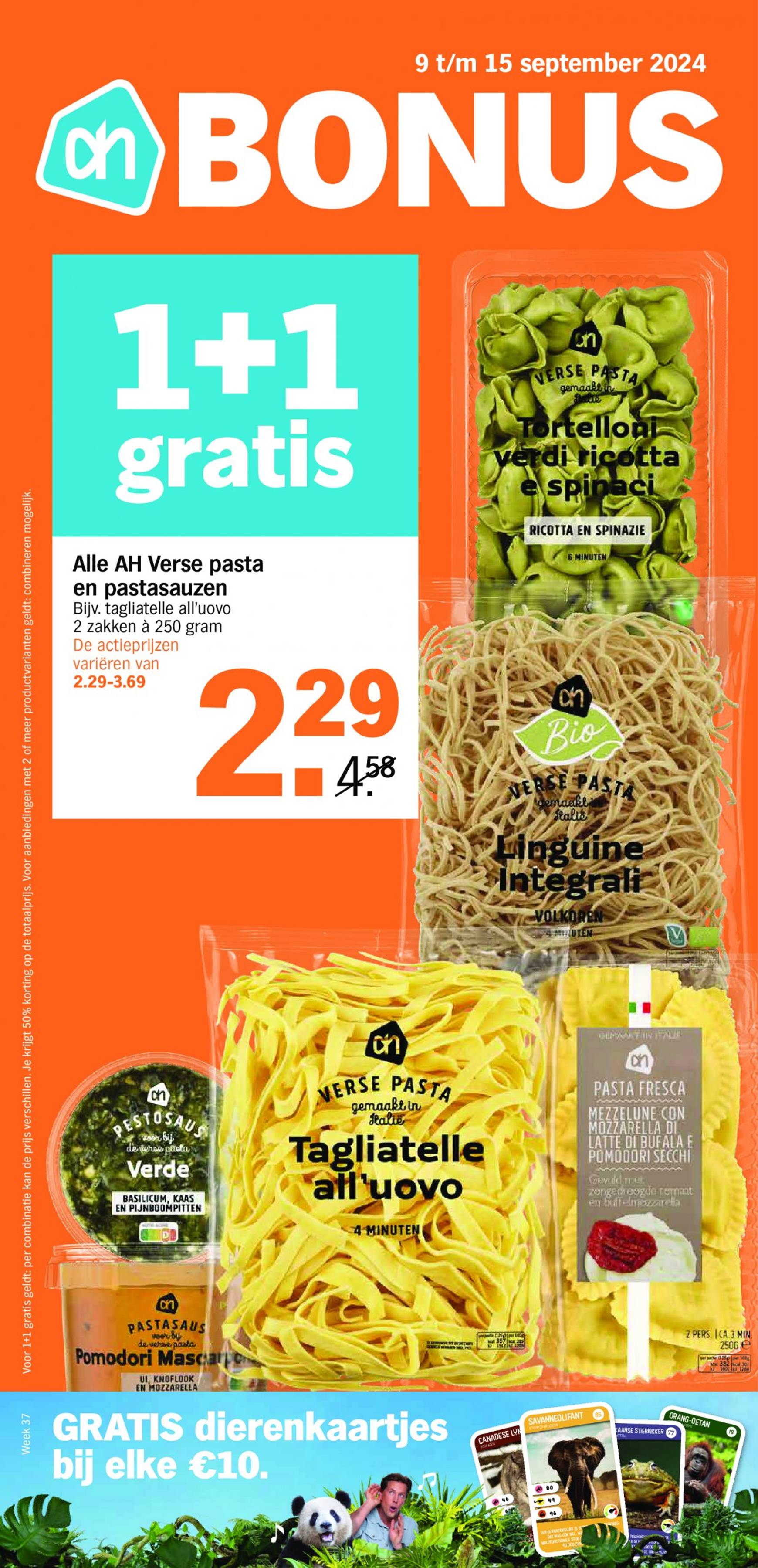 Albert Heijn folder huidig 09.09. - 15.09.