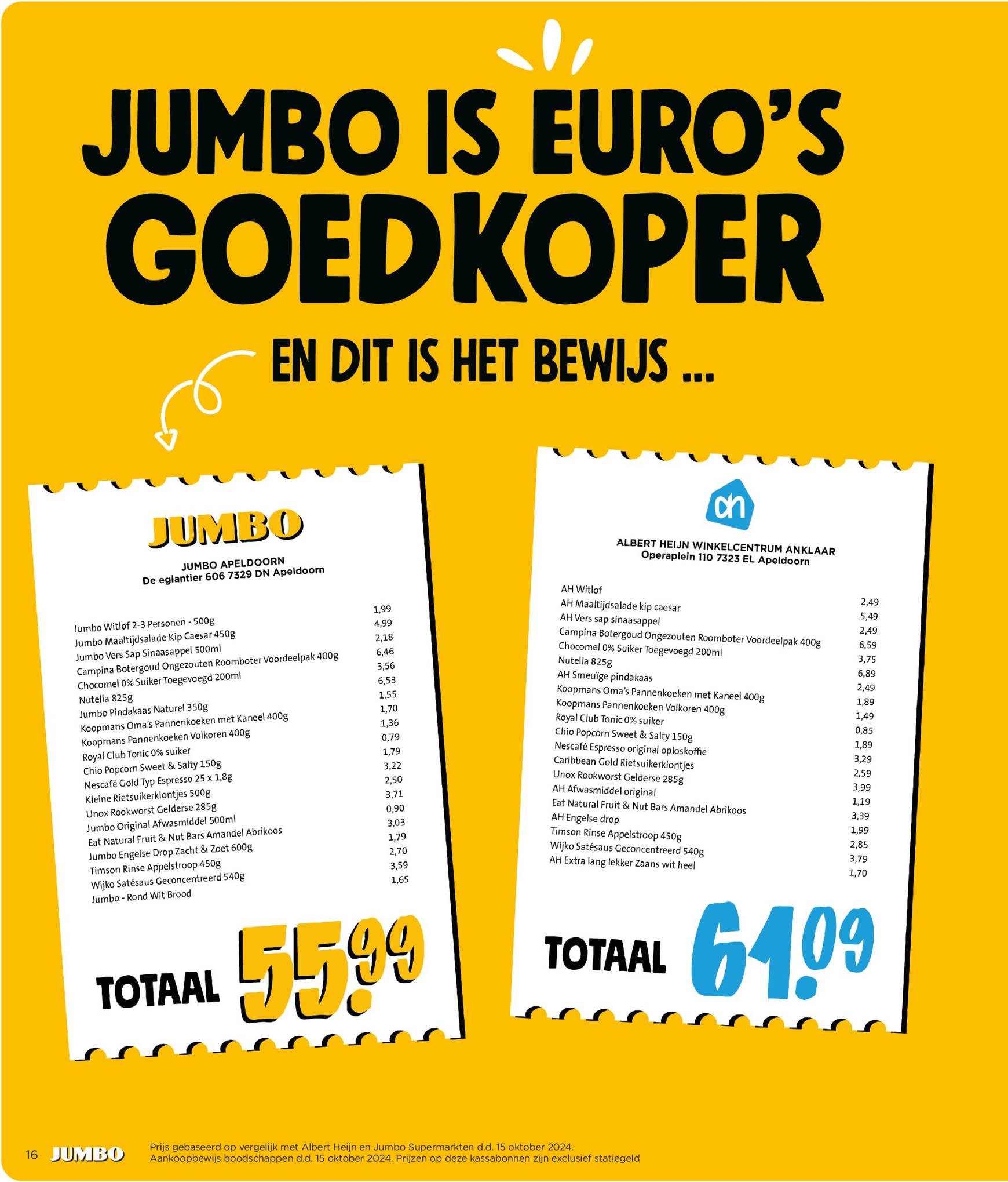 Jumbo folder geldig vanaf 30.10. - 05.11. 16