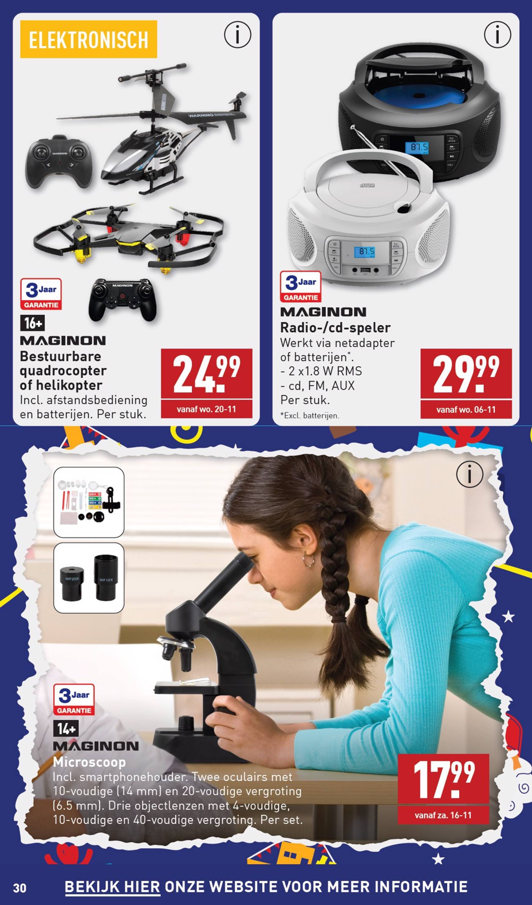 ALDI - Speelgoedspecial folder geldig vanaf 21.10. - 27.10. 30