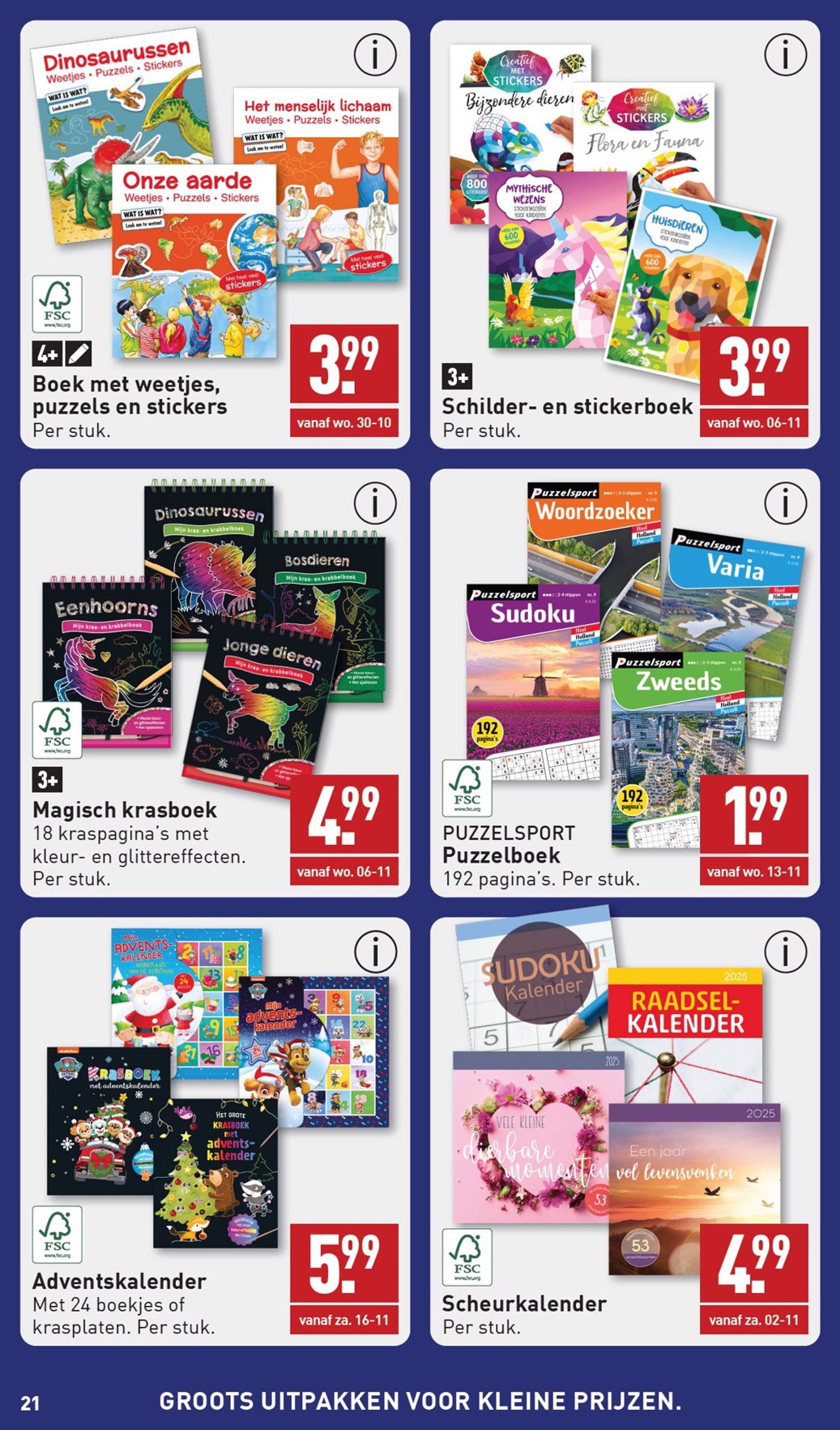 ALDI - Speelgoedspecial folder geldig vanaf 21.10. - 27.10. 21