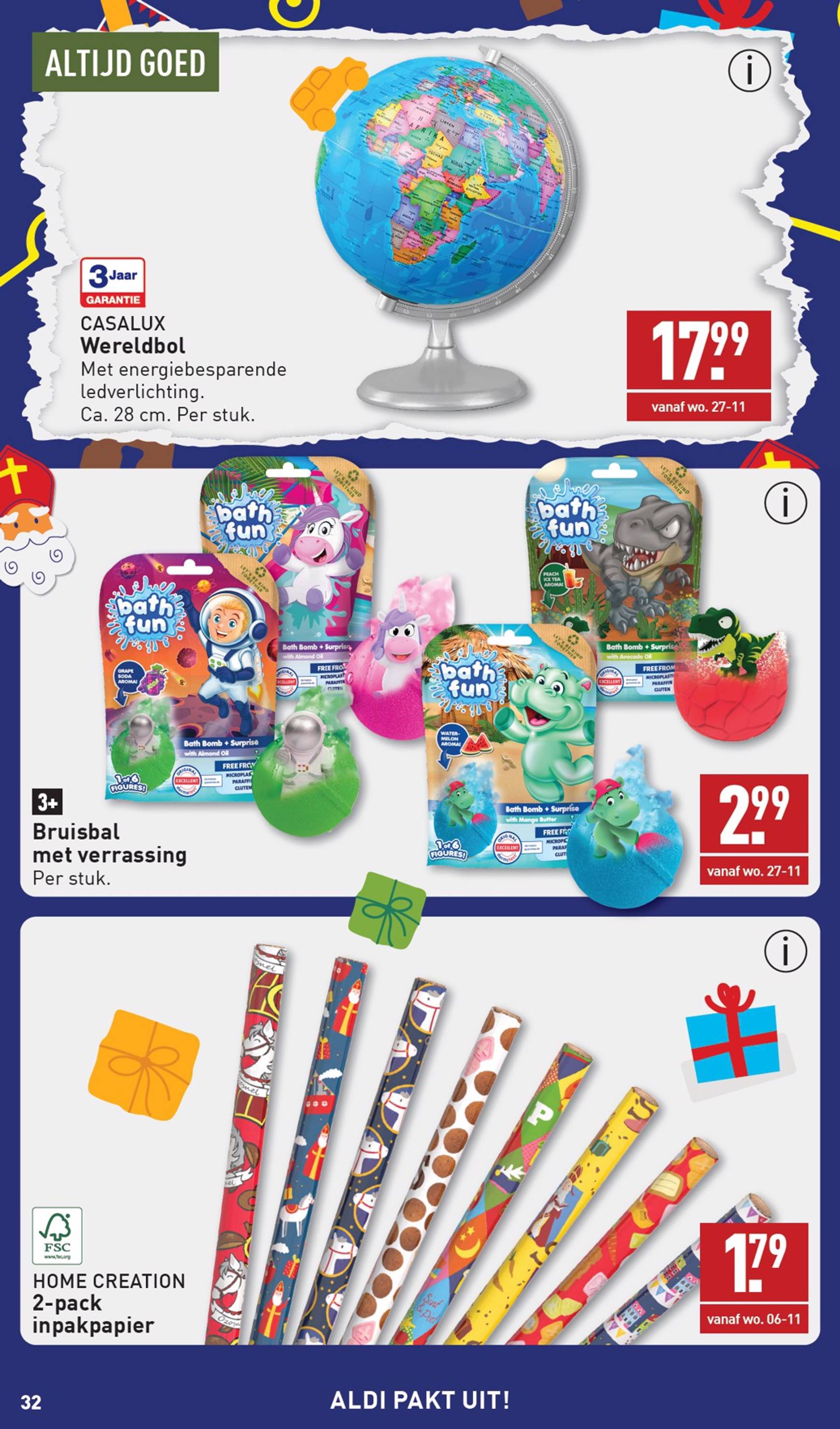 ALDI - Speelgoedspecial folder geldig vanaf 21.10. - 27.10. 32